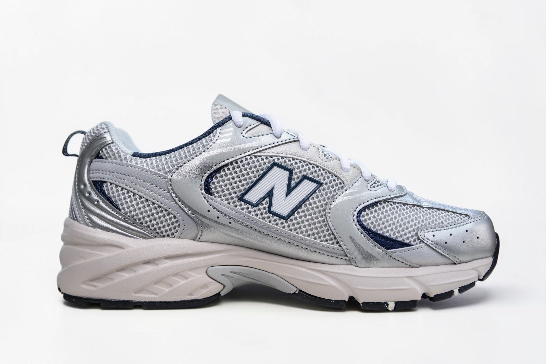 NEW BALANCE 530 Silver/Navy