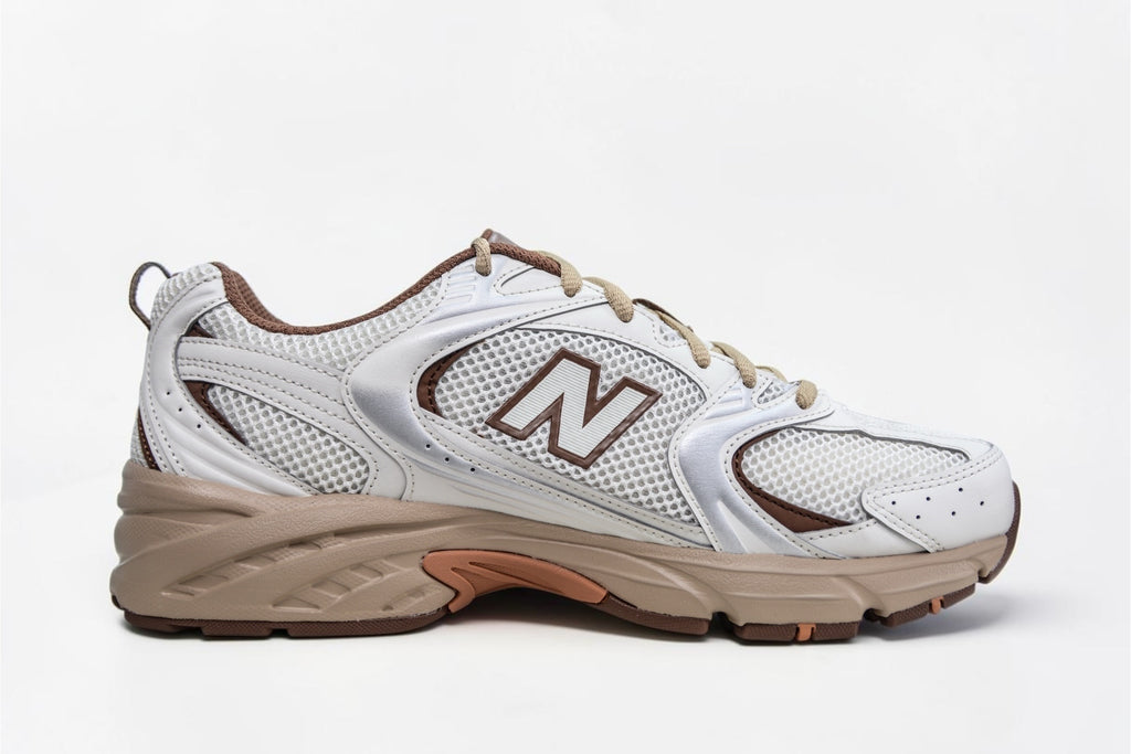 NEW BALANCE 530 WHITE/SILVER/BROWN