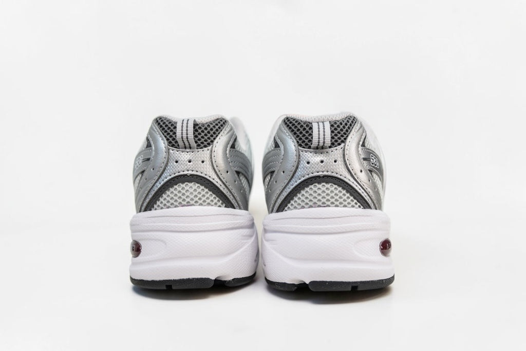 NEW BALANCE 530 WHITE/SILVER/BURGUNDRY