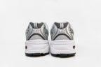 NEW BALANCE 530 WHITE/SILVER/BURGUNDRY
