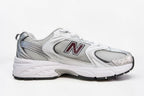 NEW BALANCE 530 WHITE/SILVER/BURGUNDRY