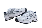 New Balance 530 Trainers – Silver/White